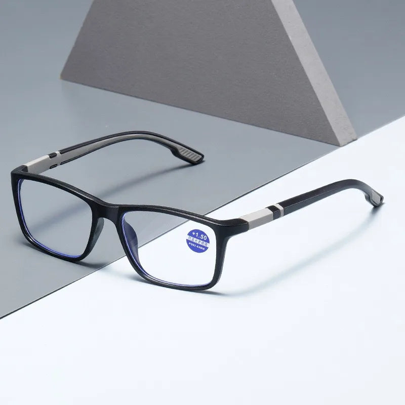 3PCS Reading Glasses Men Women Sports Anti-blue Light Reading Eyewear Red TR90 Frame Presbyopia Eyeglasses +100 to+400 glasses
