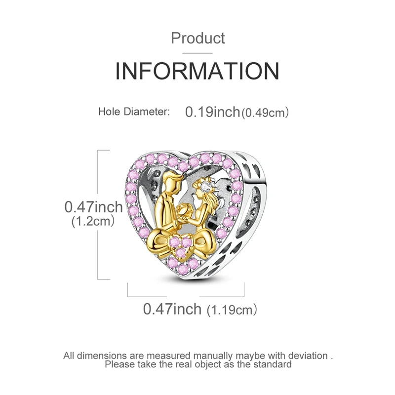 925 Sterling Silver Animal & Love Charms | Cat, Elephant, Bear, Swan & Easter Egg Beads Fit Original 3mm Bracelets DIY Jewelry