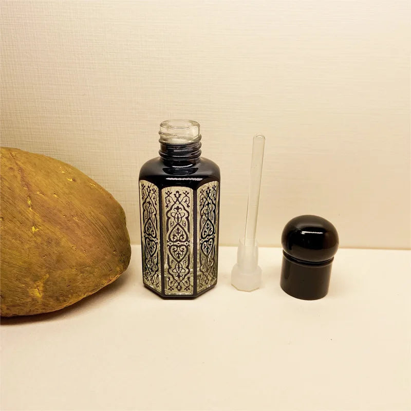 3ML/6ML/12ML Laser Coated Crystal Essential Oil & Perfume Rollerball Bottle – Spiral Sealed Dropper Dispenser