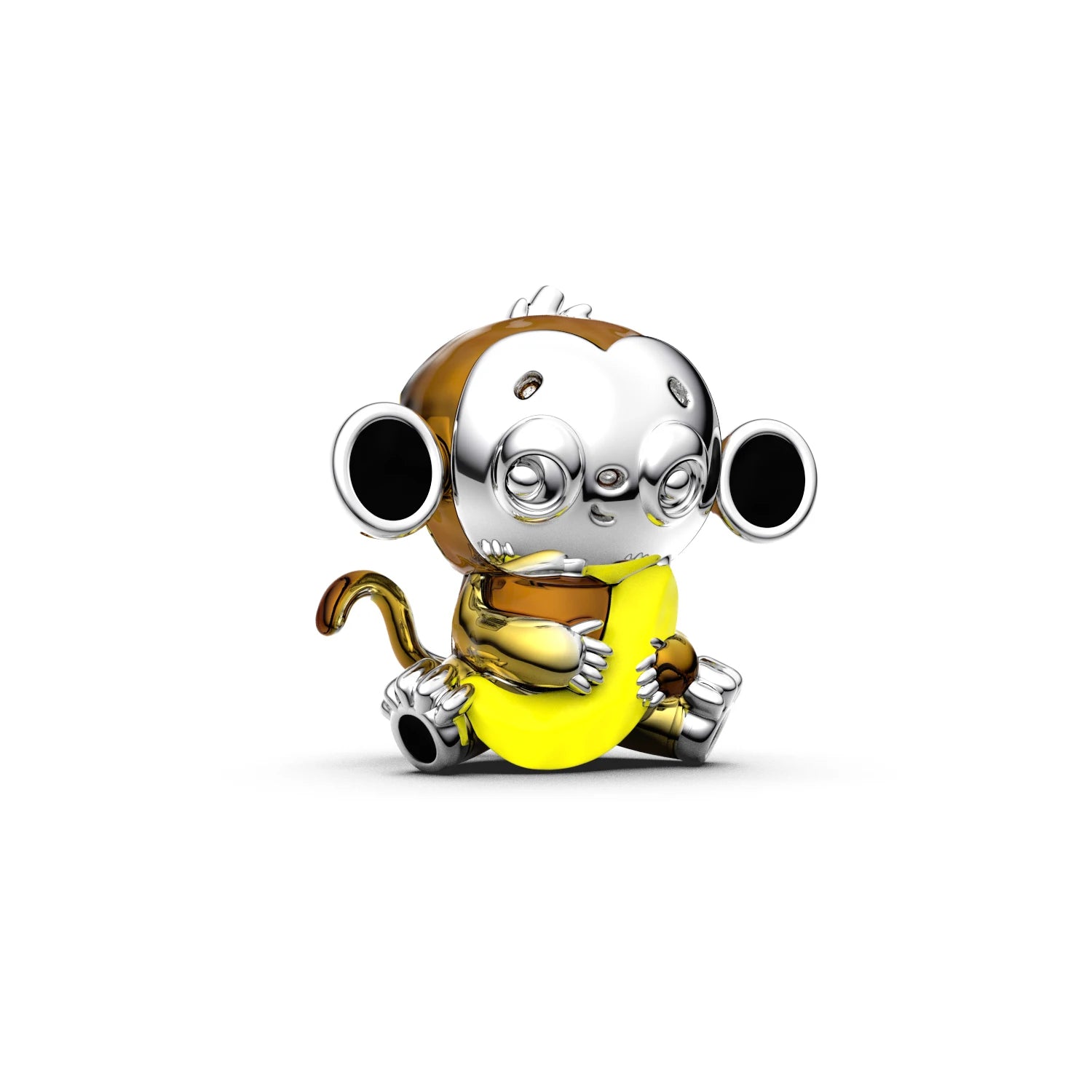 Manyilus 2025 Monkey Charm | S925 Sterling Silver Bead for Original Bracelet & Jewelry Making Gifts