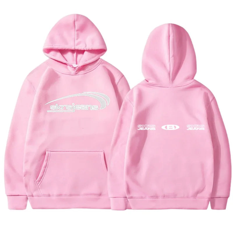 Women’s Plus Size Hooded Sweatshirt | Solid Color Letter Print Plush Long Sleeve Pullover | Casual Cozy Top