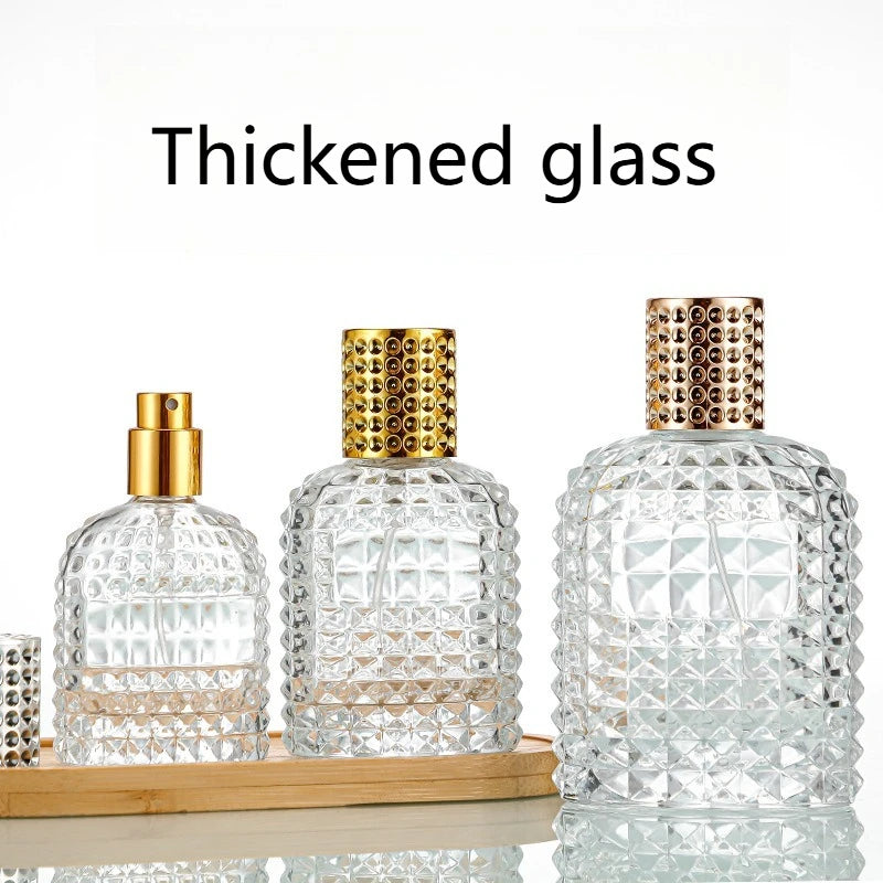 Travel Perfume Atomizer 30/50/100ML | Pineapple Shape Refillable Spray Bottle | Portable Transparent Fragrance Dispenser
