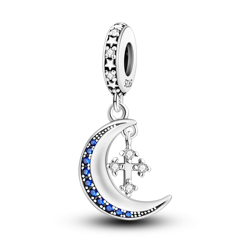 Blue Series 925 Sterling Silver Charms | Butterfly, Earth & Ocean Beads Pendants Fit Original Bracelet DIY Jewelry