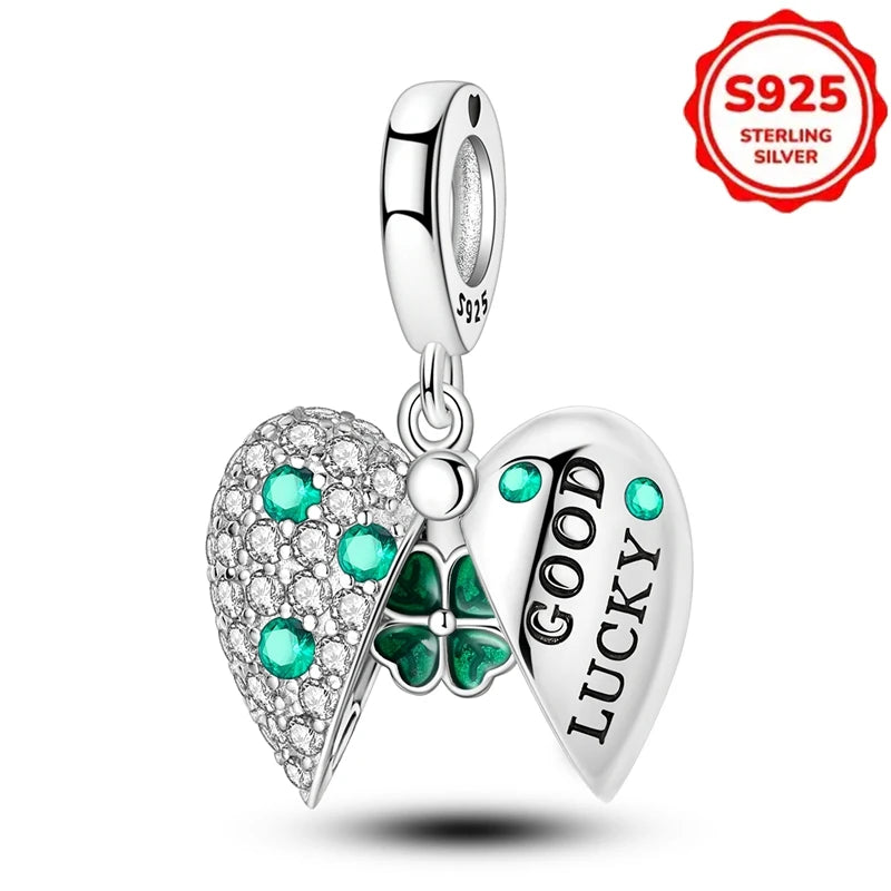 New Disney 925 Sterling Silver Cheshire Cat & Dumbo Charms – Original Bracelet Beads DIY Pendant Halloween Jewelry Gift