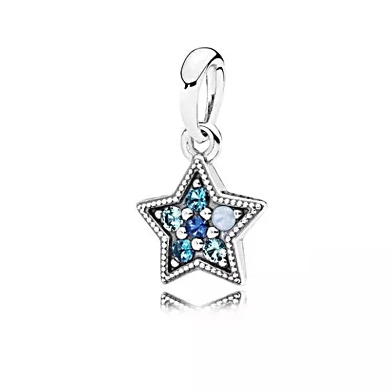 Hot Sale Galaxy Series Beads | DIY Stars, Moon & Safety Chain Silver-Plated Charm for European Bracelets