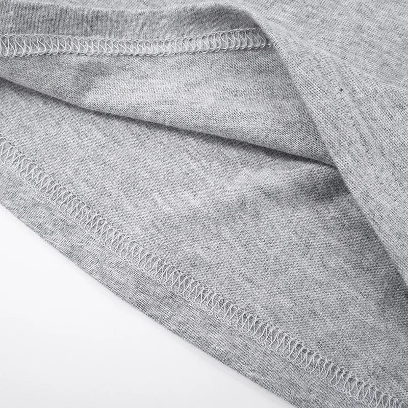 2025 Solid Gray Cropped T-Shirt for Women | Casual O-Neck Corset Top | Streetwear Short Sleeve Summer Tee