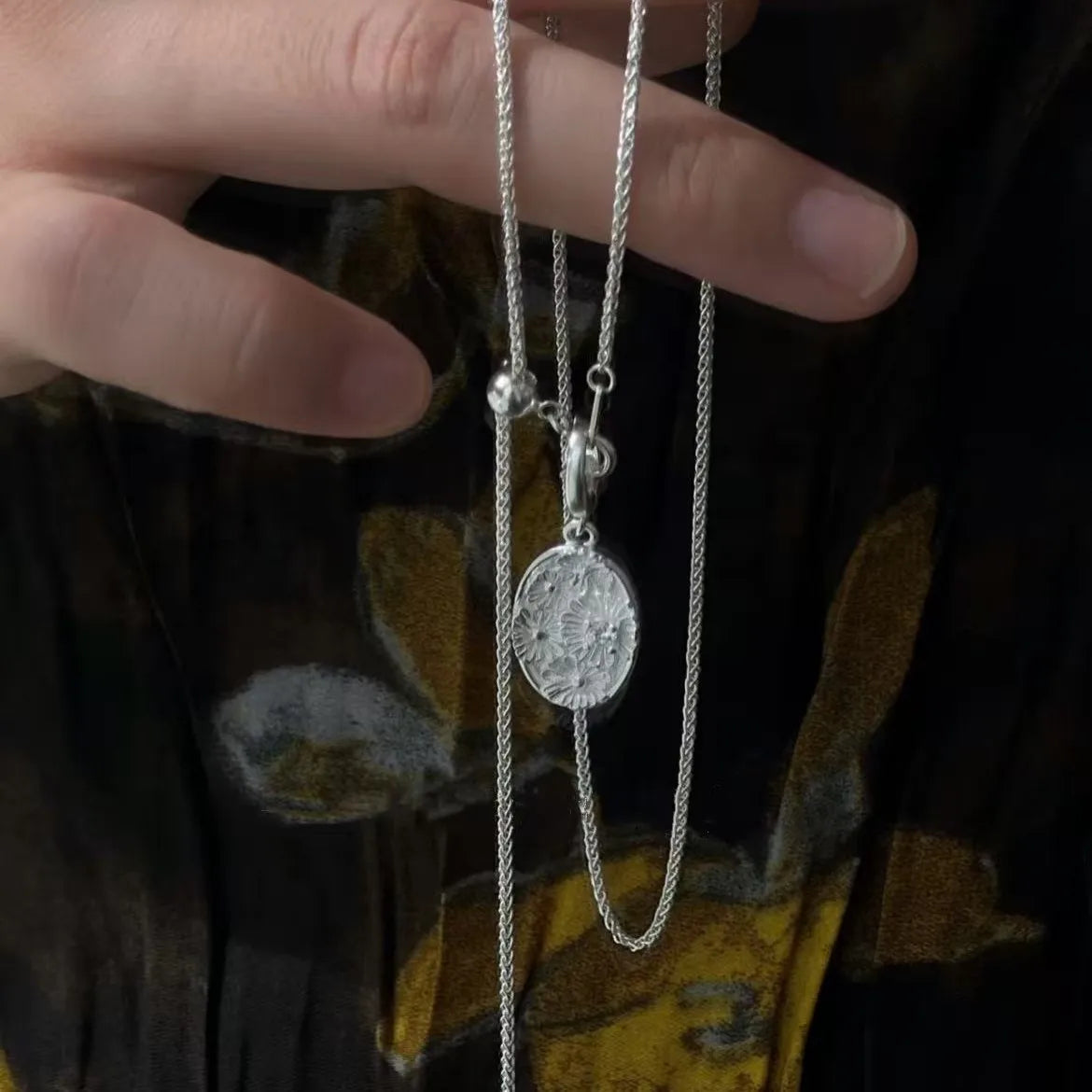 925 Sterling Silver Heart Pendant Necklace | Adjustable Love Choker for Women & Girls, Elegant Jewelry Gift