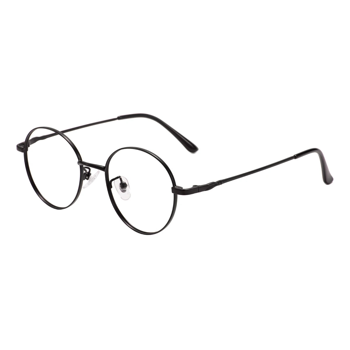 Colorful Round Metal Pink Glasses Frame – Luxury Unisex Full Rim Prescription Eyewear