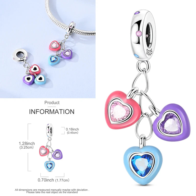 2025 Hot Elk, Dinosaur & Firefly Luminous Dangle Charm Beads | 925 Sterling Silver DIY Bracelet