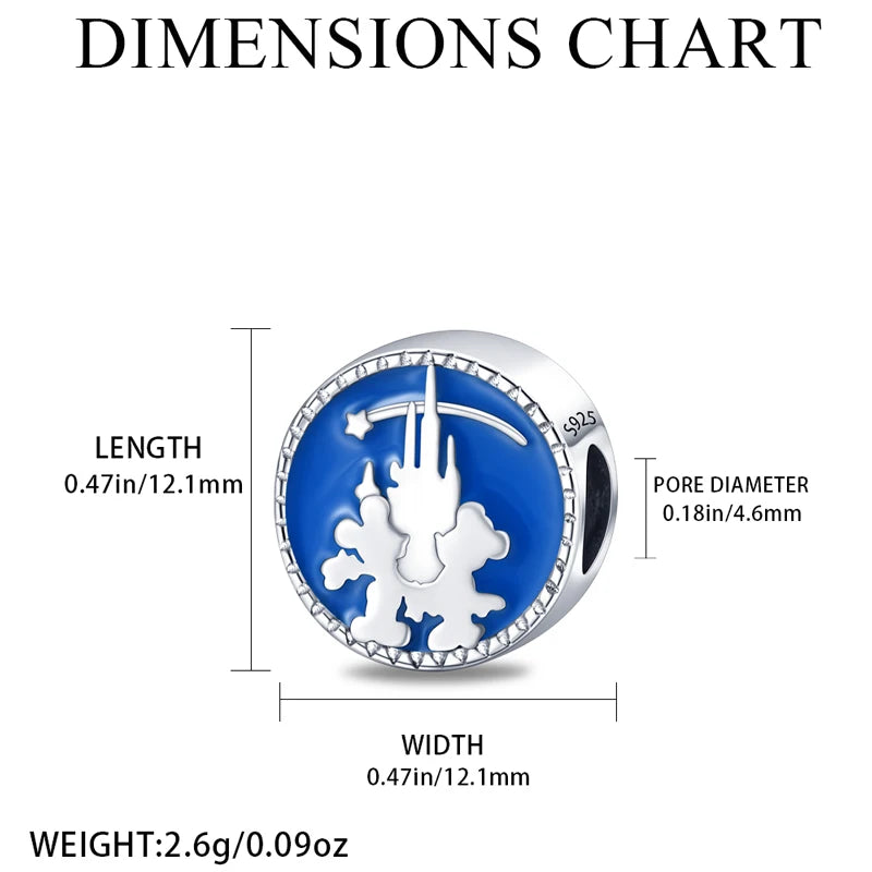 Hot Sale 925 Sterling Silver Princess Charm – DIY Women’s Bracelet Gift