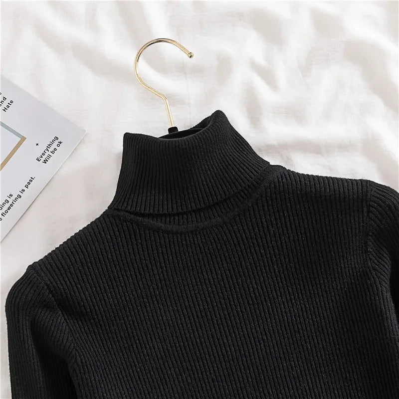 Heliar Women’s Fall Turtleneck Sweater – Soft Knitted Cashmere Pullover, Basic Warm Jumper for Autumn Winter 2024