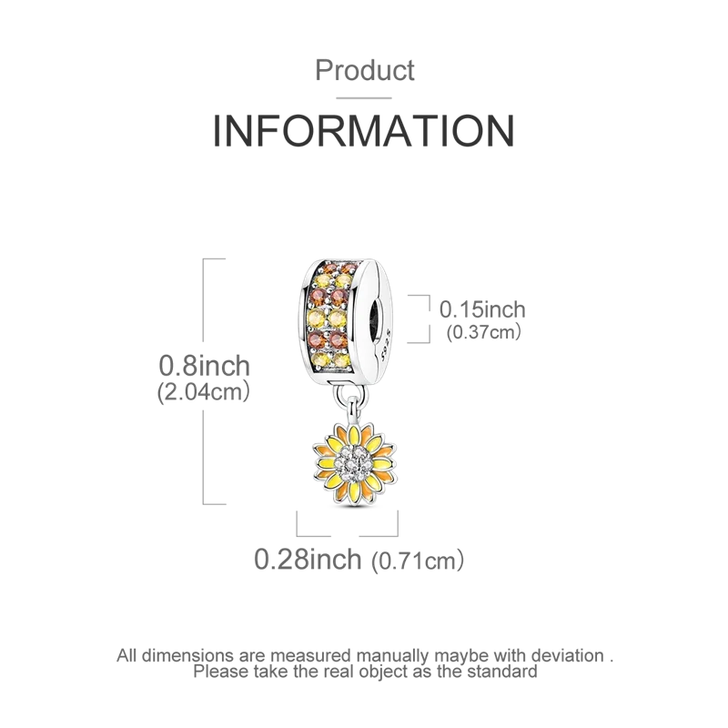 925 Sterling Silver Golden Autumn Charms | Maple Leaf & Pumpkin Beads Fit Original Bracelet DIY Jewelry Gift