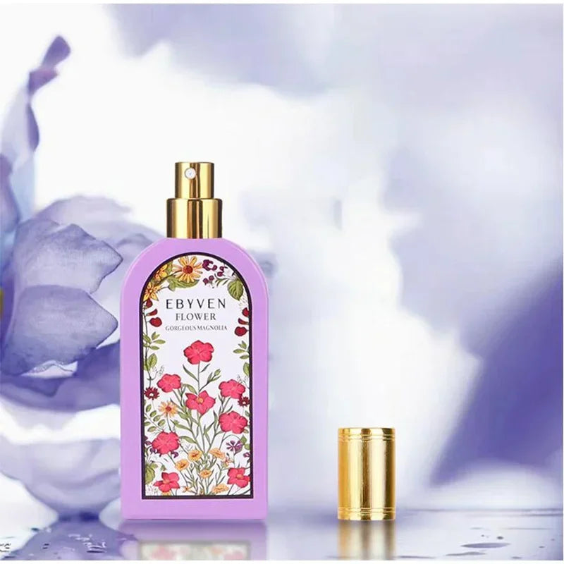 Women's Floral Perfume – Jasmine Gardenia Magnolia Eau de Toilette 50ml | Fresh Natural Long-Lasting Dreamy Floral Fragrance