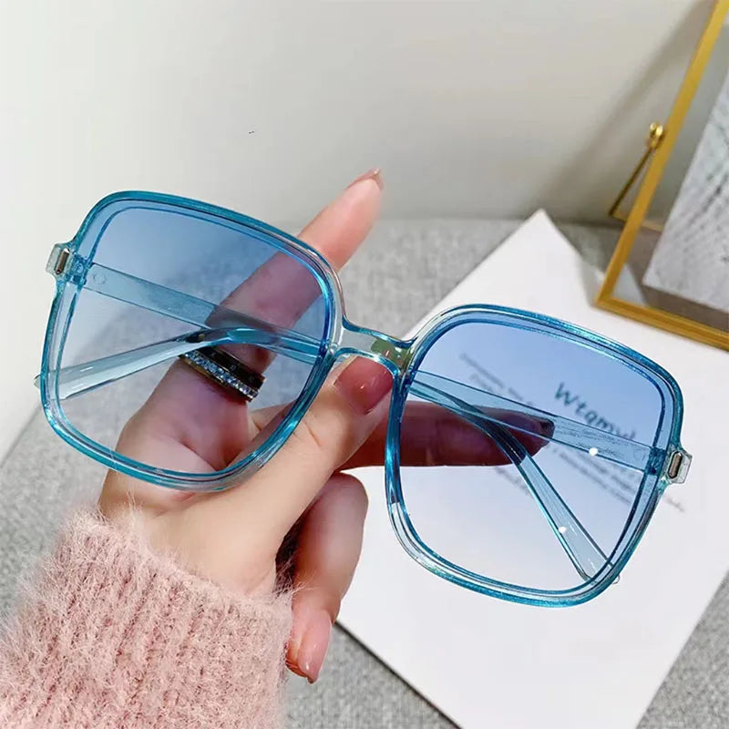 New Oversized Rectangle Sunglasses – Women’s Fashion Square Sun Glasses & Men’s Classic Vintage Eyewear | UV400 Oculos De Sol