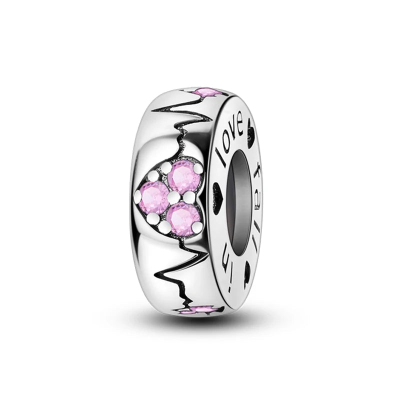 100% 925 Sterling Silver Rainbow Zircon Butterfly & Dragon Charms – DIY Bracelet Beads