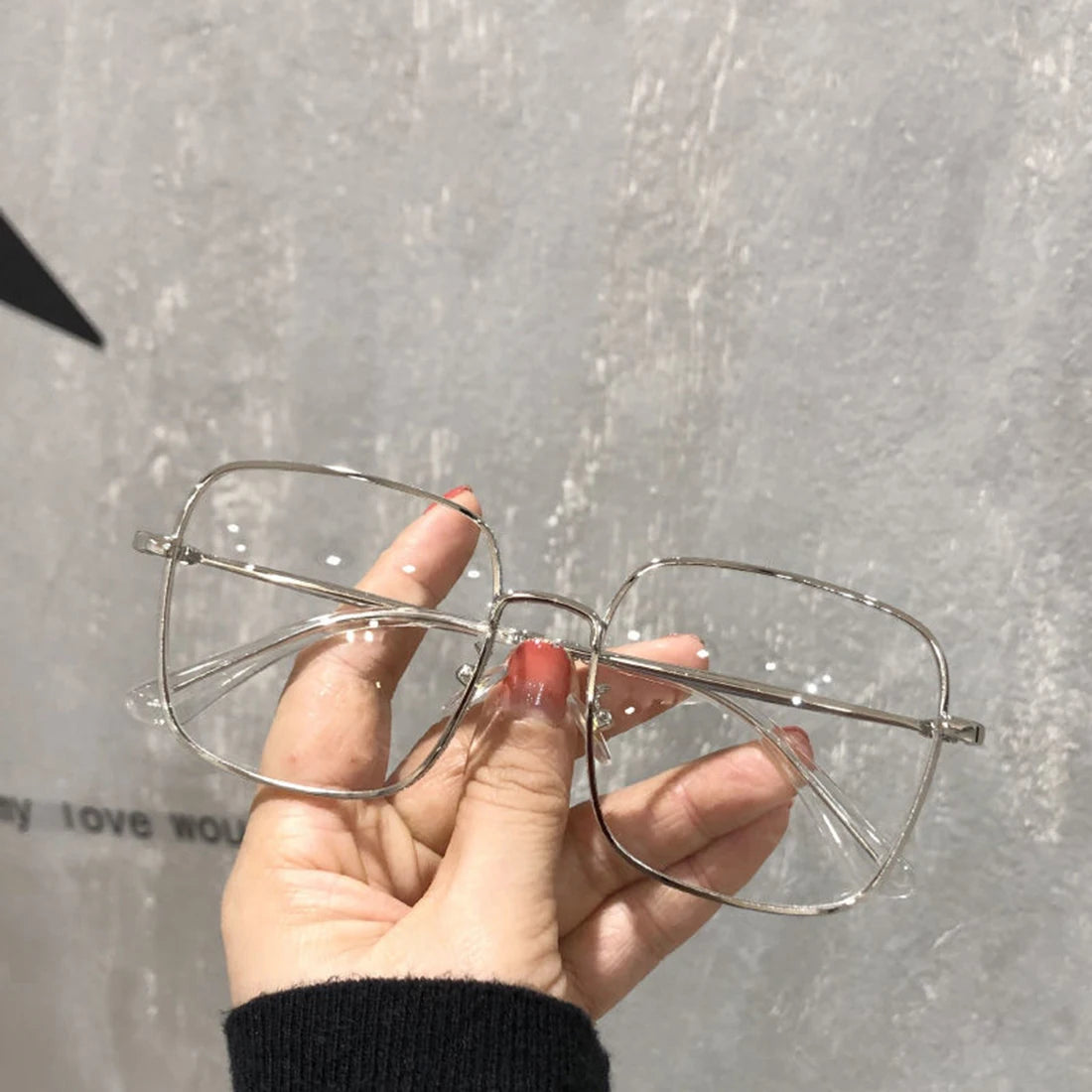 Square Metal Frame Anti Blue Light Computer Glasses – Unisex Optical Spectacles for Women & Men | Transparent Lenses Очки Прозрачные