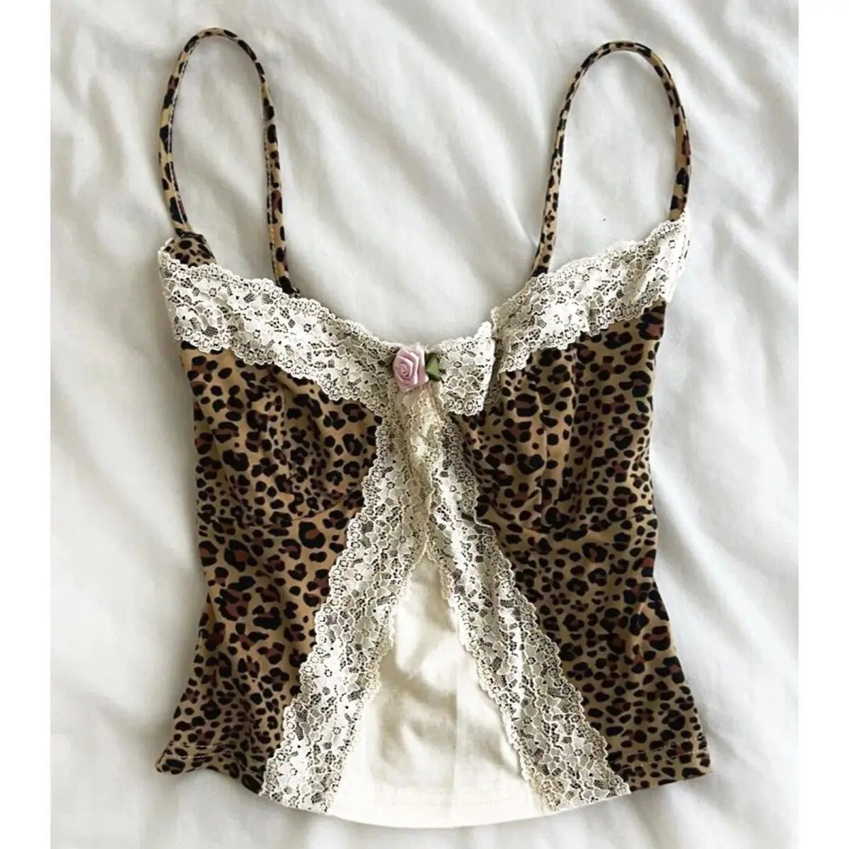 2025 Summer Women’s Floral Halter Lace Blouse – Vintage Sexy Slim Fit Korean Fashion Top