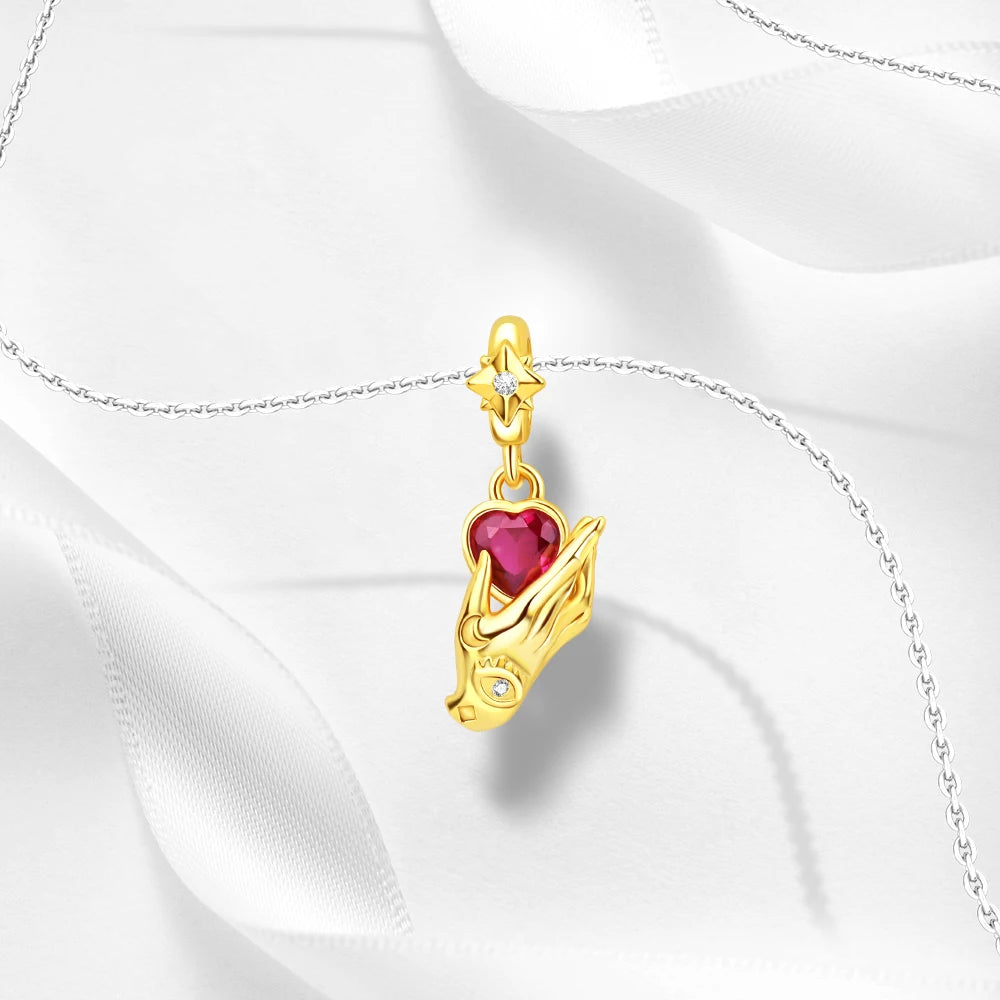 2025 New 925 Sterling Silver All-Seeing Eye Hamsa Hand Charm | Fits Pandora Bracelet & Women’s DIY Jewelry