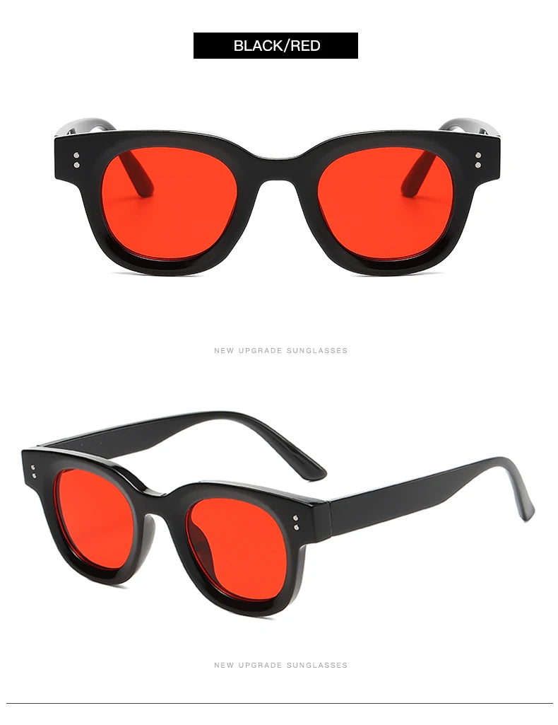 New Fashion Classic Retro Oval Frame Sunglasses 2024 – Ocean Film Small Frame Street Photo Sun Glasses for Women