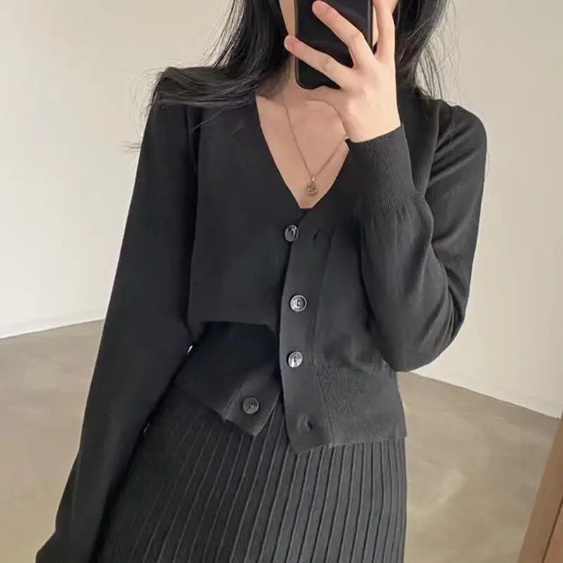 Autumn Winter New Slim Fit Strap Dress – Casual Versatile Long Sleeve Maxi Skirt | Elegant Polyester Fiber Outerwear Dress