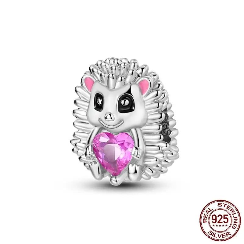 Hot Sale 925 Sterling Silver Moments Keychain Charm | Fit Original Bracelet Beads Women’s Elegant Jewelry Gift