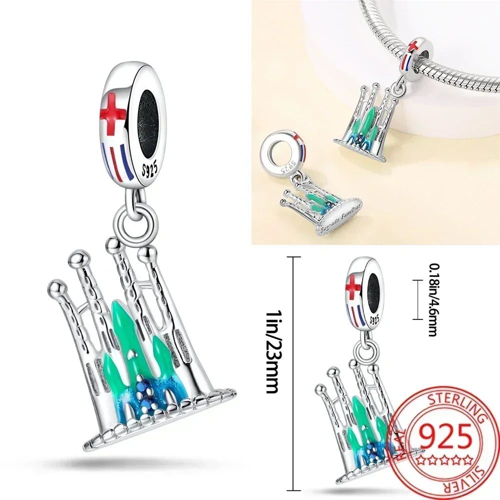 2025 Hot Sale 925 Sterling Silver CZ Pave Mother’s Embrace Dangle Charm | Fit Original Pandora Bracelet DIY Jewelry