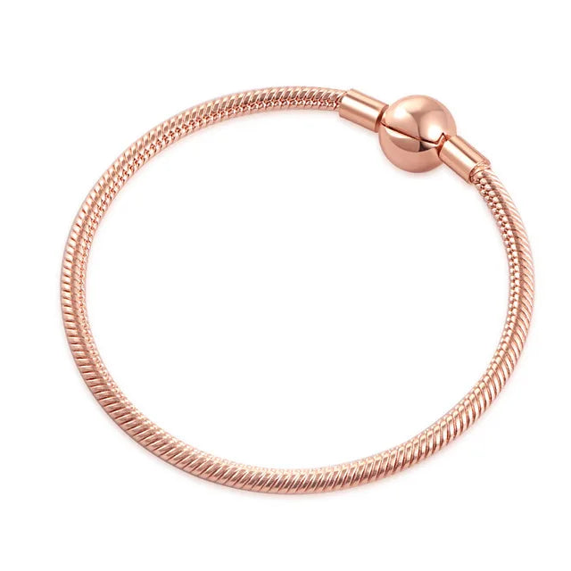 2025 High Quality Heart-shaped Stars Moon Crown Bracelet Charm | 925 Silver Pendant Bead for Women DIY Jewelry Gift