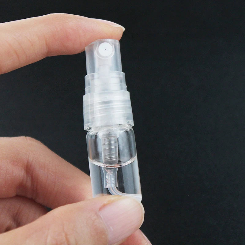 20/30/50/100PCS Mini Glass Perfume Bottles – 2ML/3ML/5ML/10ML Atomizer Containers | Travel Essential Oil Spray