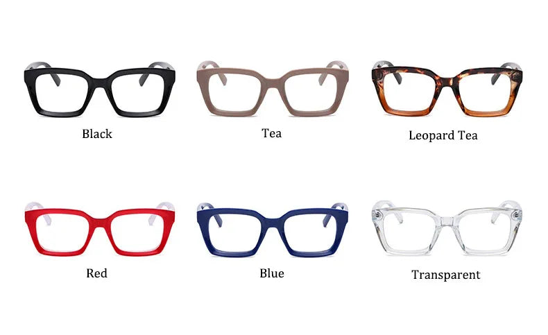 Fashion Reading Glasses for Women 2023 – New Square Anti Blue Light Presbyopia Eyeglasses | Vintage Computer Optical Eyewear +1.0 to +3.5