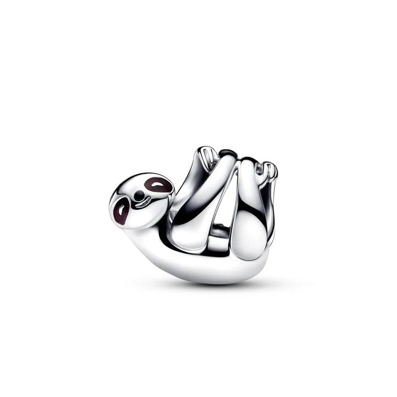 925 Sterling Silver Hollow Elephant & Sloth Charms | Fit Original Bracelet Necklace Women Luxury DIY Jewelry