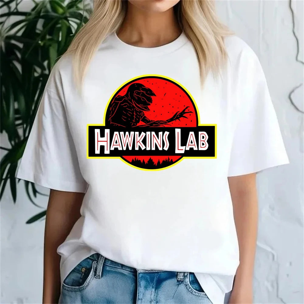 Hawkins Demogorgon T-Shirt 👾 Women Hip Hop Harajuku Streetwear Top ✨