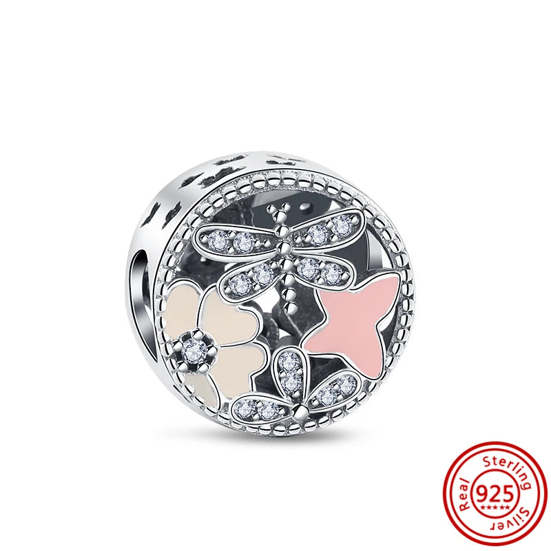 Authentic 925 Sterling Silver Snowflake, Starfish, Shell & Heart Charms | Fit Original Bracelets DIY Women Jewelry