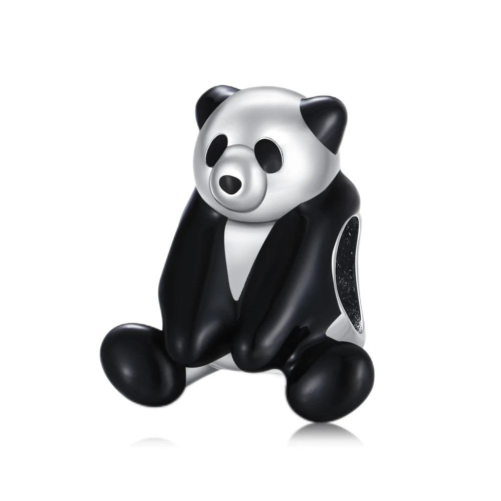 925 Sterling Silver Animal Charms | Bear, Rabbit, Dog, Panda, Elephant & Pig Beads Fit Original Bracelet DIY Jewelry Gift