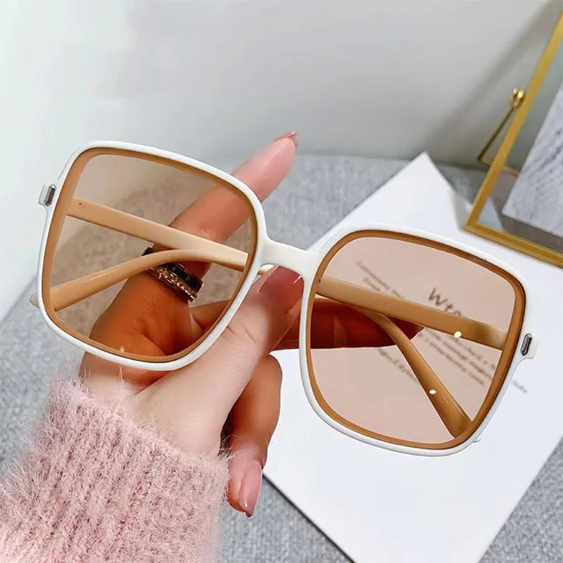 New Oversized Rectangle Sunglasses – Women’s Fashion Square Sun Glasses & Men’s Classic Vintage Eyewear | UV400 Oculos De Sol