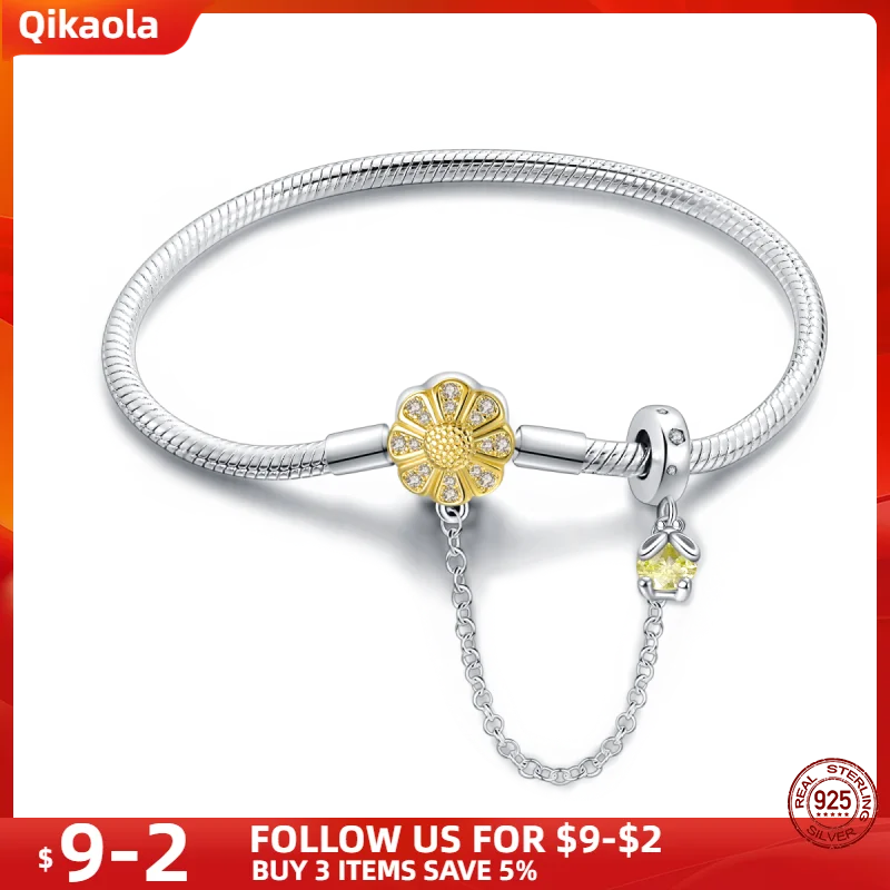 S925 Sterling Silver Snake Bone Chain Bracelet | Pandora Fit DIY Jewelry