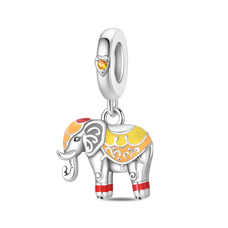 New Original 925 Sterling Silver Animal Charms | Cute Capybara, Elephant & Cat Beads for Bracelets DIY Jewelry