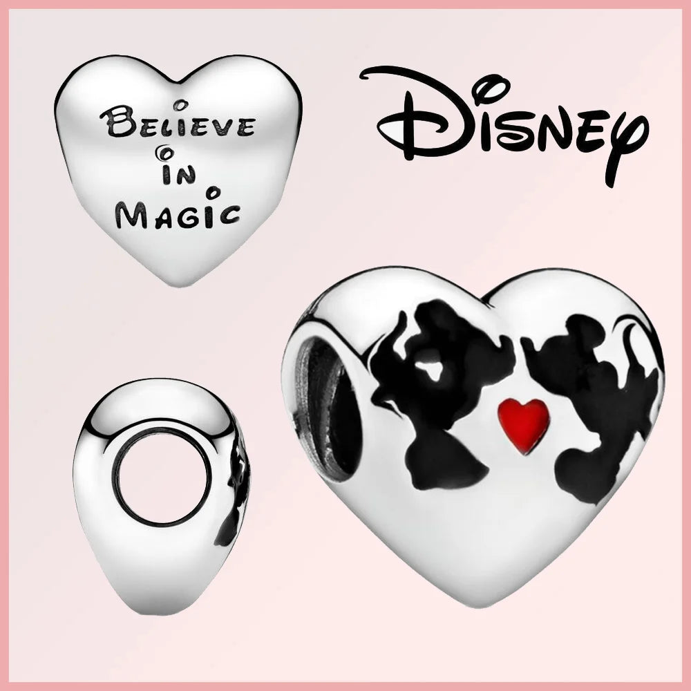 Disney Deadpool Stitch Minnie Winnie 925 Sterling Silver Dangle Charms – Fit Original Bracelet