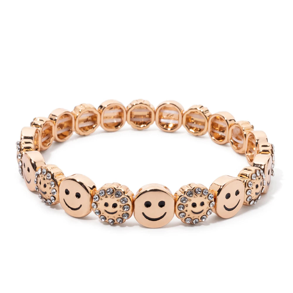 Gold Flower Charm Beaded Bracelet for Women | Boho Summer Jewelry Gift 2023