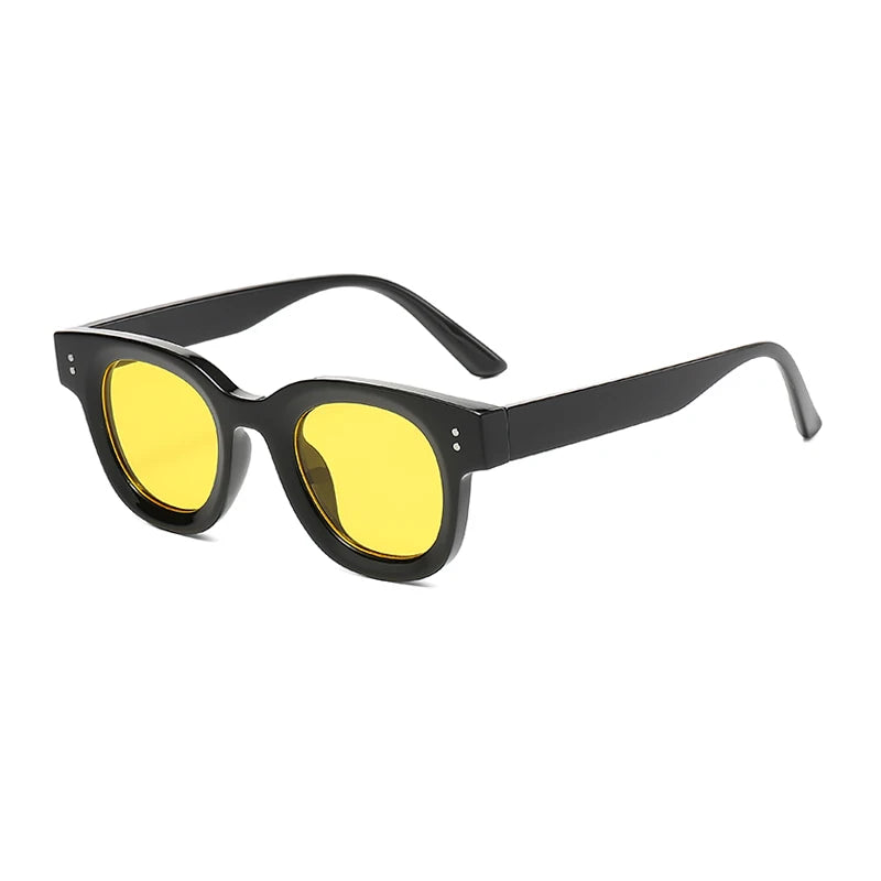 New Fashion Classic Retro Oval Frame Sunglasses 2024 – Ocean Film Small Frame Street Photo Sun Glasses for Women