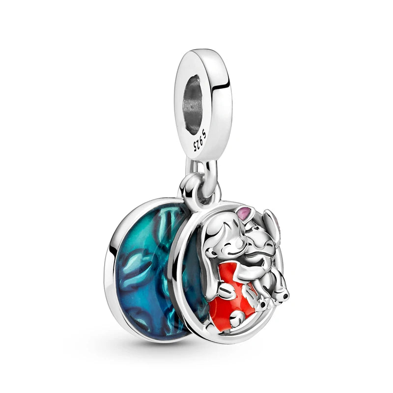 100% 925 Sterling Silver Disney Spider-Man Charm Bead | Fit Original Pandora Bracelet