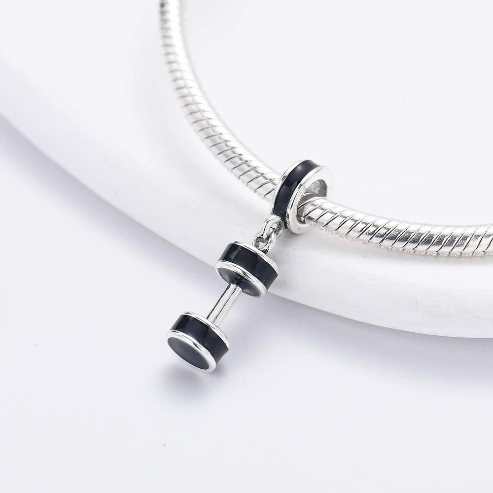 925 Sterling Silver Sports Charm Beads | Baseball & Football Pendant for Original Bracelets & Necklaces DIY Jewelry Gift for Women