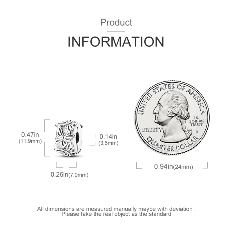 2025 Hot Sale 925 Sterling Silver Pink Butterfly Luminous Firefly Charm | Dangle Bead Fit Bracelet Necklace DIY Jewelry