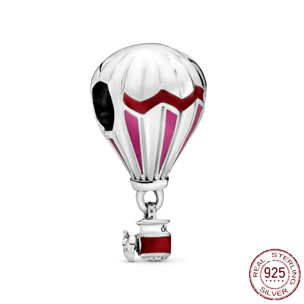 925 Sterling Silver Safety Chain Charms for Pandora Bracelets Women Jewelry