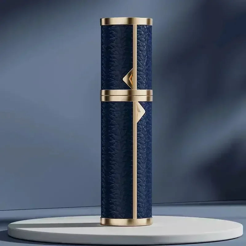 5ML Leather Bottom-Fill Refillable Perfume Atomizer – Travel Cologne Spray Bottle | Fine Mist Spray