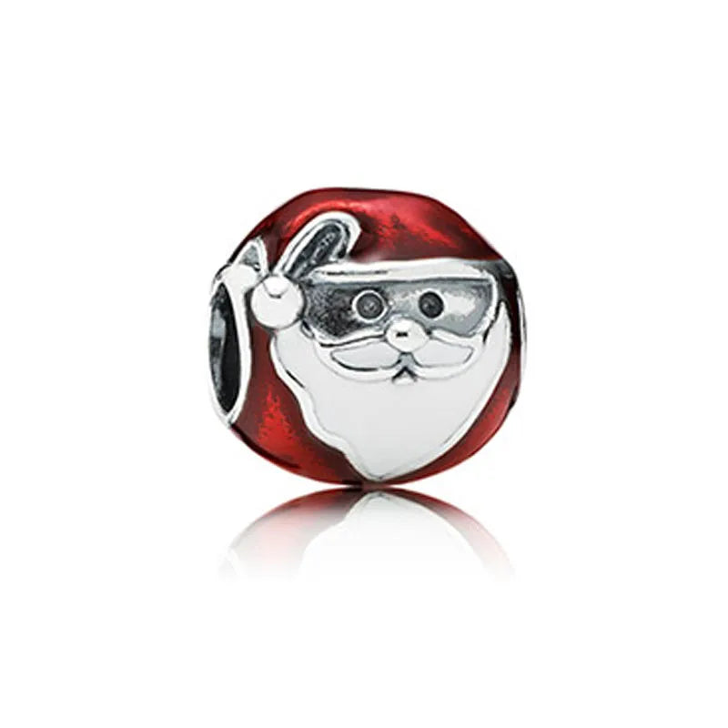 New 925 Sterling Silver Snowman Hedgehog Heart Bead | Fit European Original Bracelet DIY Exquisite Jewelry