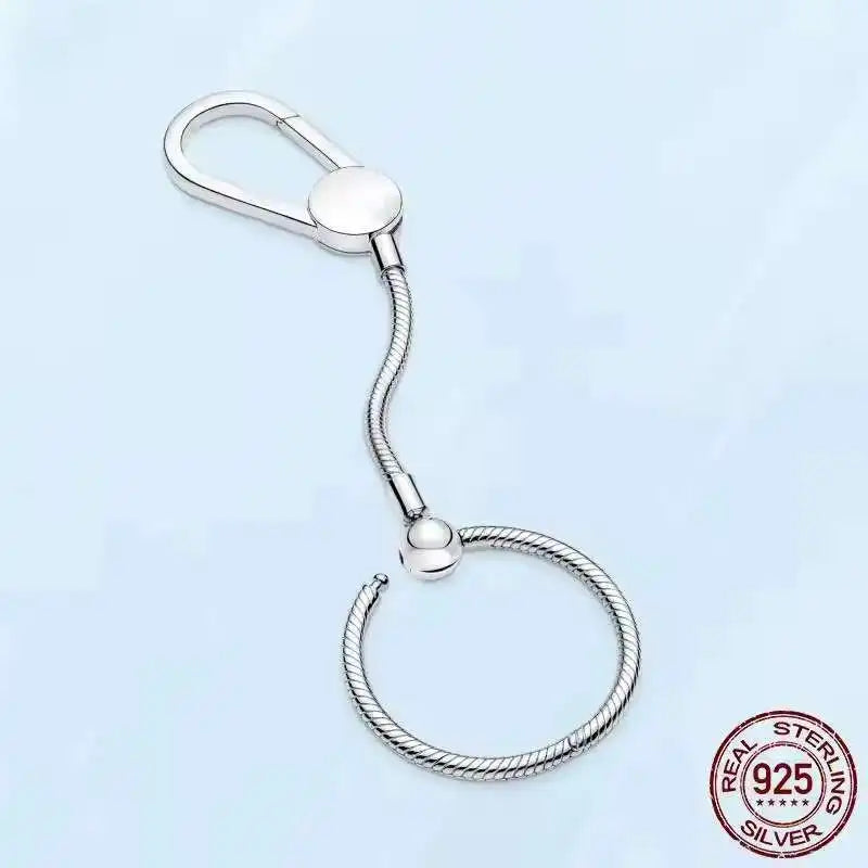 2025 925 Sterling Silver Lucky Ladybug Key Pendant Charm Bead | Fits Original Bracelet DIY Jewelry Making