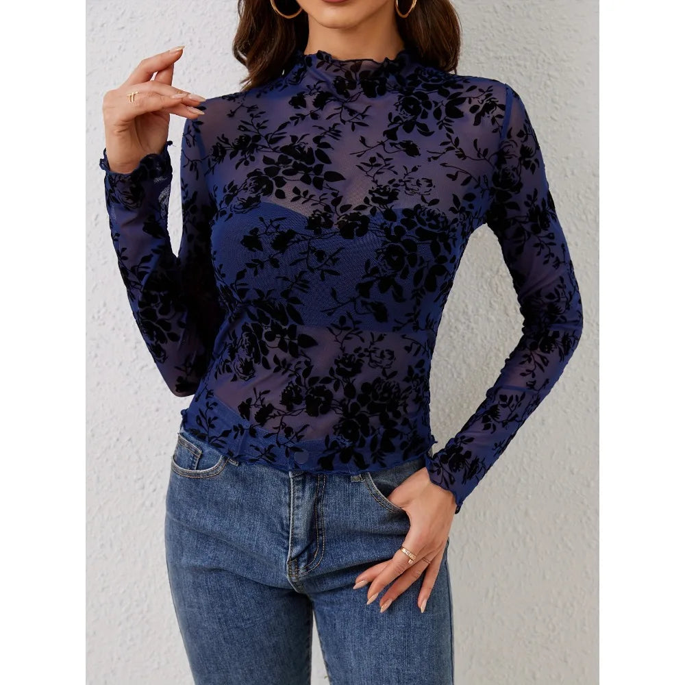 Harajuku Streetwear Y2K Top | Women’s Autumn Elegant Tee | Sexy Vintage Fashion T-Shirt