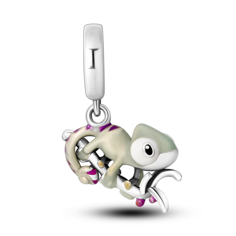 2025 Hot Sale 925 Sterling Silver Pink Butterfly Luminous Firefly Charm | Dangle Bead Fit Bracelet Necklace DIY Jewelry