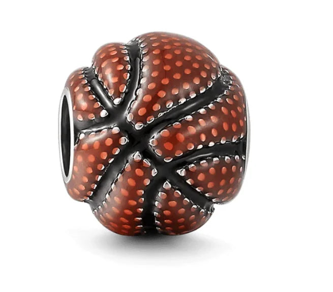 2025 S925 Sterling Silver Sports Series Charms | Basketball, Rugby, Baseball & Golf Pendant Fit Pandora Bracelets & Necklaces