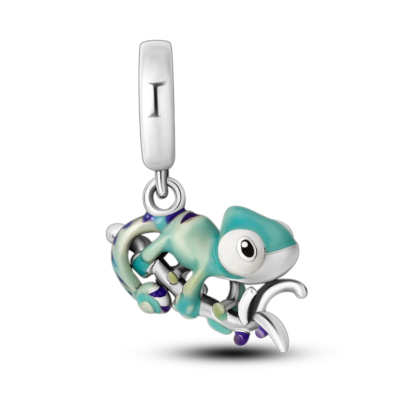 2025 Hot Sale 925 Sterling Silver Pink Butterfly Luminous Firefly Charm | Dangle Bead Fit Bracelet Necklace DIY Jewelry